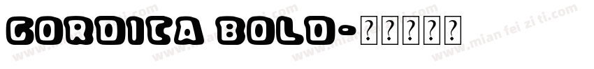 Gordita Bold字体转换